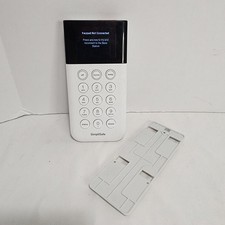 Gen 3 SIMPLISAFE Keypad SSKP3 White Wireless Touch-to-Wake Home Security TESTED