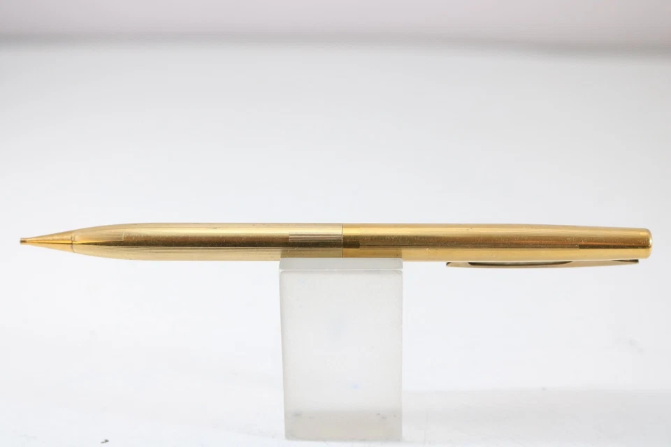 Vintage Sheaffer Stylist Lined Gold Plate Mechanical Pencil - Image 3 of 4