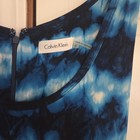Calvin Klein Women's Blue/Black Tie Dye Sleeveless Zip Jumpsuit Size 6 — photo 2