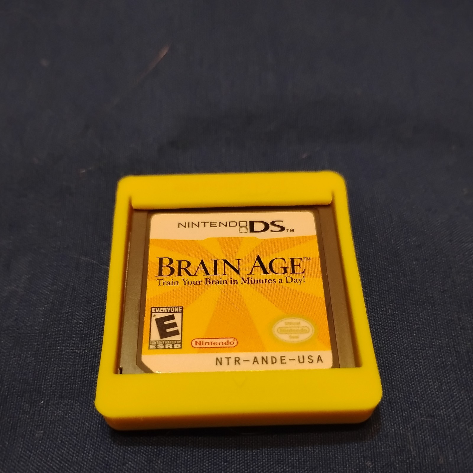 Brain Age for Nintendo DS Cart Great Shape Free Shipping