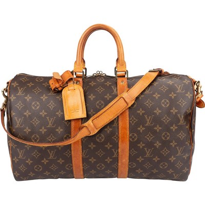 Louis Vuitton Monogram  Keepall 45 Bandoulière Travel Bag    Tasche
