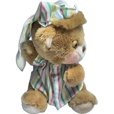 Vintage 1984 Dakin Garfield Odie Plush Pajamas Nightcap Stuffed Animal 12"
