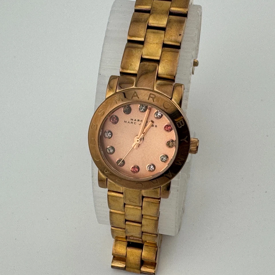 Reloj de Cuarzo Marc Jacobs MBM3148 Mujer 50m Tono Oro Rosa Acero Nuevo Batería 5.75" Foto 2 de 4
