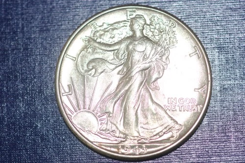 1943 Walking Liberty Silver Half Dollar CHOICE BU *UNCIRCULATED* MS