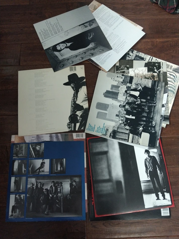 Bruce Springsteen Lp Lot Rare Nebraska VG+ River Born To Run Classic Rock U.S.A. - Image 2 of 2