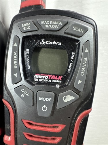 2 For Parts Or Repair- Cobra 2-Way Radio Walkie/talkie. Model CXT595 - Picture 5 of 20