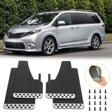 For Toyota Sienna 98-25 4x Mud Flap Mudguard Splash Guard Mudflap W Reflectors