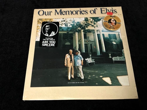 ELVIS PRESLEY LP AQL1-3279 OUR MEMORIES FACTORY SEALED W/RARE HYPE STICKER