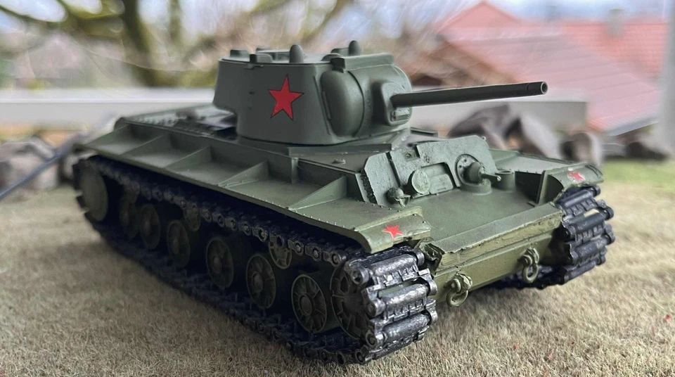 SOLIDO/GASOLINE 1/50 Char Lourd Russe KV-1. Camouflage Juin 1941 PERSONNALISE - Immagine 4 di 4