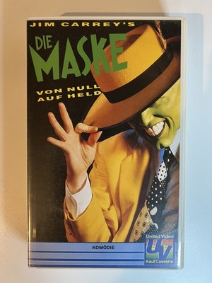 Jim Carrey´s DIE MASKE, von Null auf Held, Film Komödie, VHS Video Kassette
