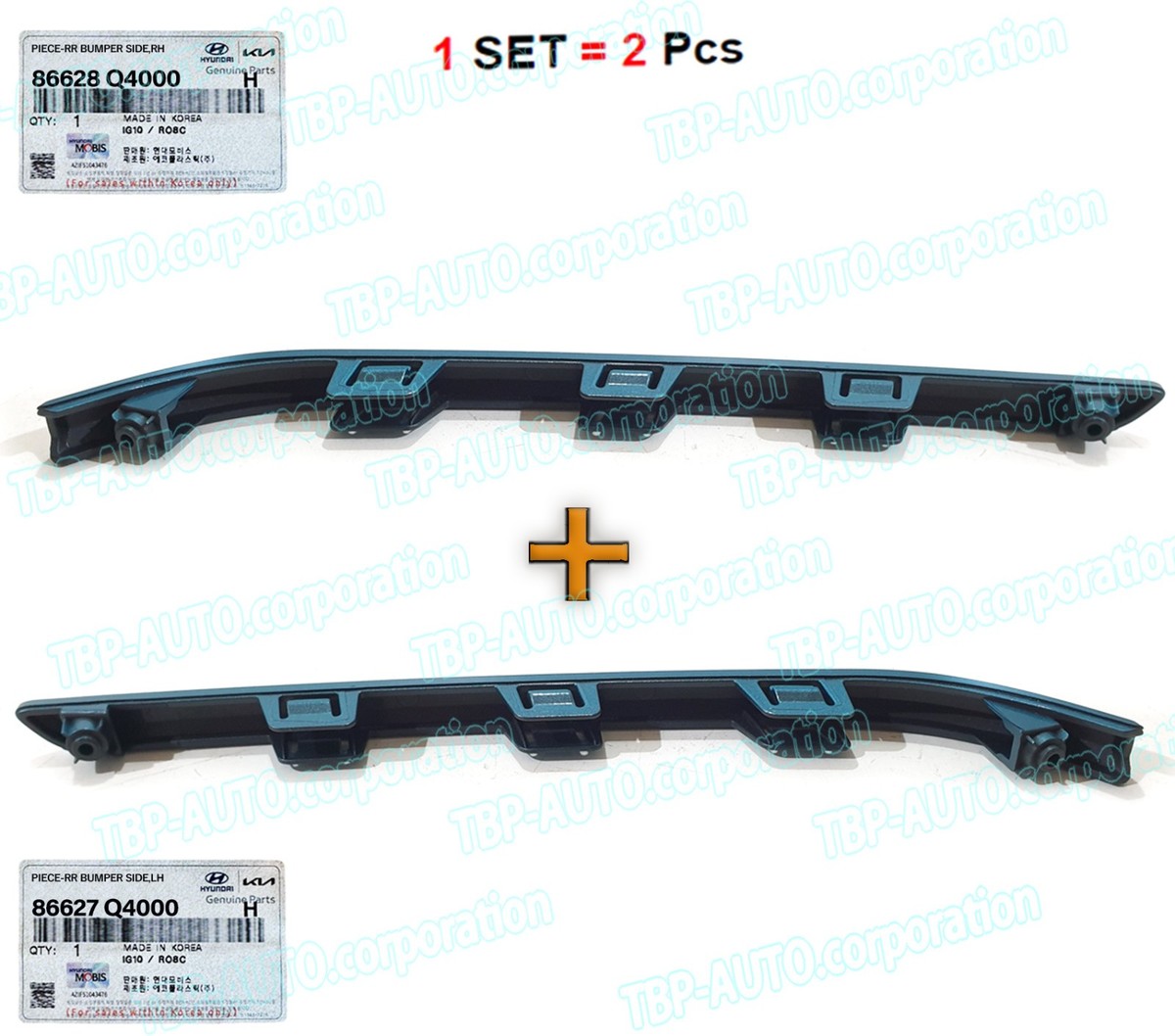GENUINE® REAR Bumper Reflector Bezel Trim LEFT + RIGHT 2019-2022