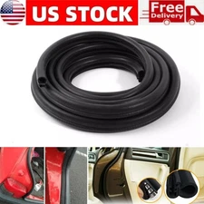 10ft U Shape Seal Rubber Car Door Edge Trim Guard Molding Strip Protector Black