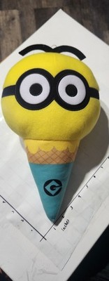 Universal Studios Parks Despicable Me Minion Mayhem Ice Cream Cone 12'' Plush Toy