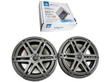JL Audio MX770 7.7" Marine Speakers Sport Grilles & JL M200/2 Marine Amp Combo