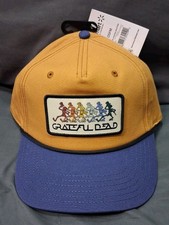 Grateful Dead Dancing Skeletons Mad Engine Trucker Hat Khaki Navy OSFM New NWT