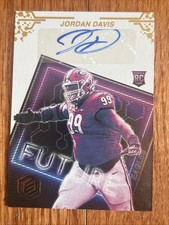 JORDAN DAVIS 2022 Panini Elements Future Signs AUTO /199 Eagles Georgia #FS-JD