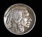 1923 Buffalo Nickel as pictured 3/4 Horn Showing