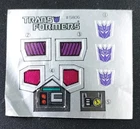 Transformers G1 Original Vintage Spinister Sticker Sheet 5806 Hasbro 1988