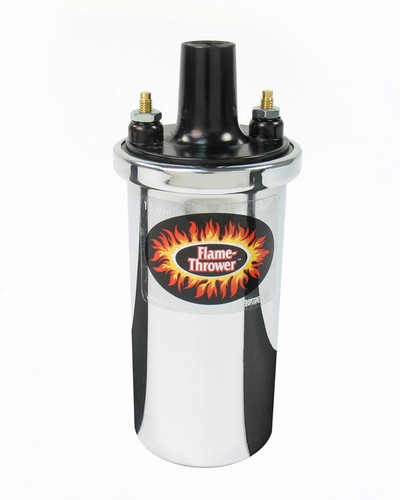 Pertronix Ignition 40001, One Flame-Thrower Coil - Chrome Oil Filled 1.5Ohm - Picture 3 of 10