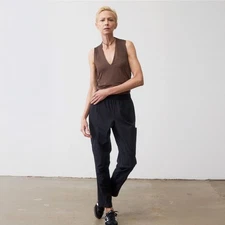 Ruti The Cargo Pants That Will Surprise Women's Size 12 Elastic Waist Cropped