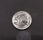 Buffalo Nickel – Piranha Reverse Hand‑Engraved Hobo Nickel - Coin Carving 🐟🐠
