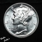 1941 S Mercury Dime UNCIRCULATED Full Split Bands