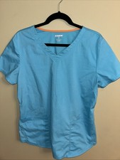 scrubstar scrub top Size Medium Polyester And Cotton Stretchy With Pockets