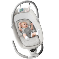 Portable Electric Baby Rocker Swing with Lullabies  Timers, Lightweight Design