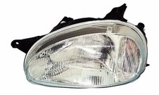 Scheinwerfer links für Opel Corsa B 1993-2000 H4 elektr. LWR Streuscheibe