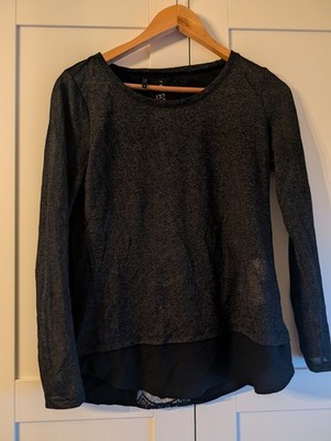 Leichter Pulli mit Spitze Gr.  S von Only