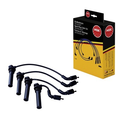 Zündleitungssatz 4 Kabel schwarz NGK passend für u.a. CHEVROLET AVEO