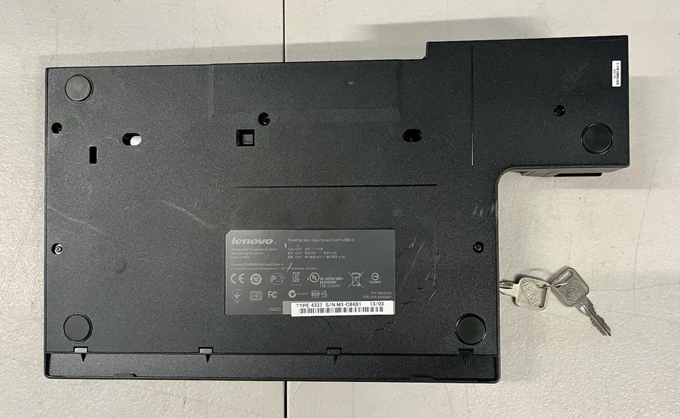 Lenovo Thinkpad 4337 Mini Dock Plus Serie 3 Estación de Acoplamiento USB3.0 con 2 Teclas Foto 3 de 3