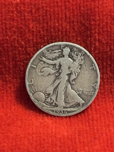 1936-S Walking Liberty Half Dollar Silver Coin San Francisco