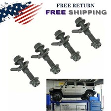 4pcs 12mm Adjustable Camber Correction Alignment Kit For Front Wheels Cam Bolts 4pcs 12mm Adjustable Camber Correction Alignment Kit For Front Wheels Cam Bolts
