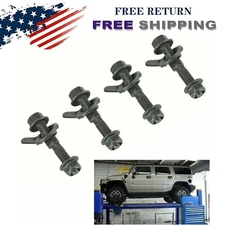4pcs 12mm Adjustable Camber Correction Alignment Kit for Front Wheels Cam Bolts