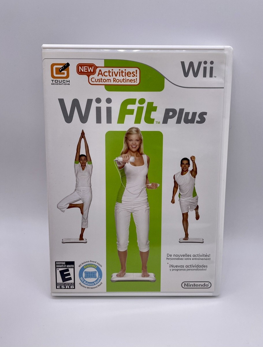 Nintendo Wii FIT PLUS: 2009 Game, Case, and Booklet Included