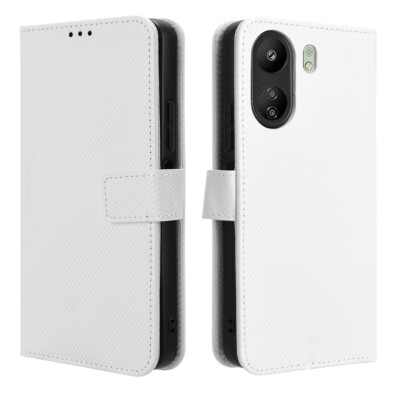 For Redmi 13C K70 Xiaomi 14 Pro Magnetic Flip Stand Card Slots Wallet Phone Case