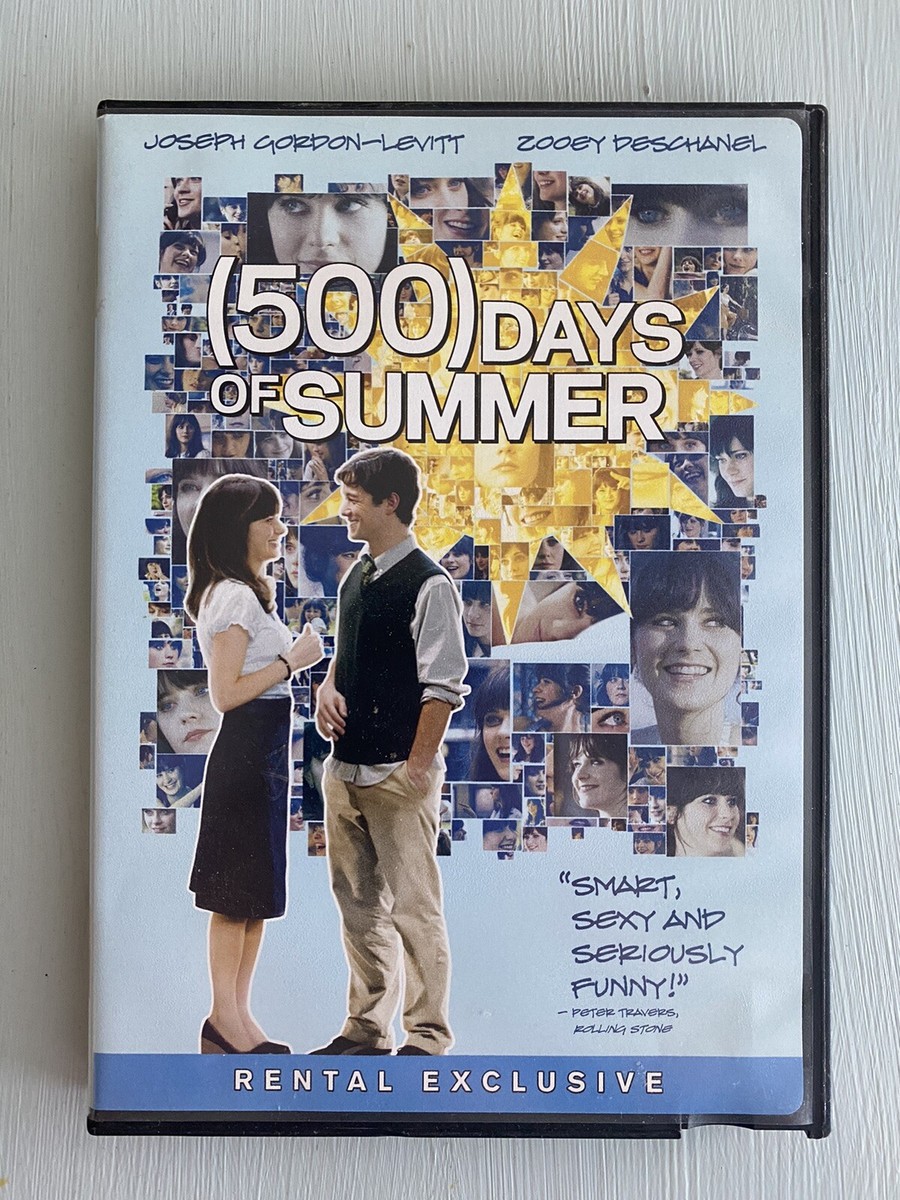 500) Days Of Summer (DVD, 2009, Blockbuster) Joseph Gordon-Levitt
