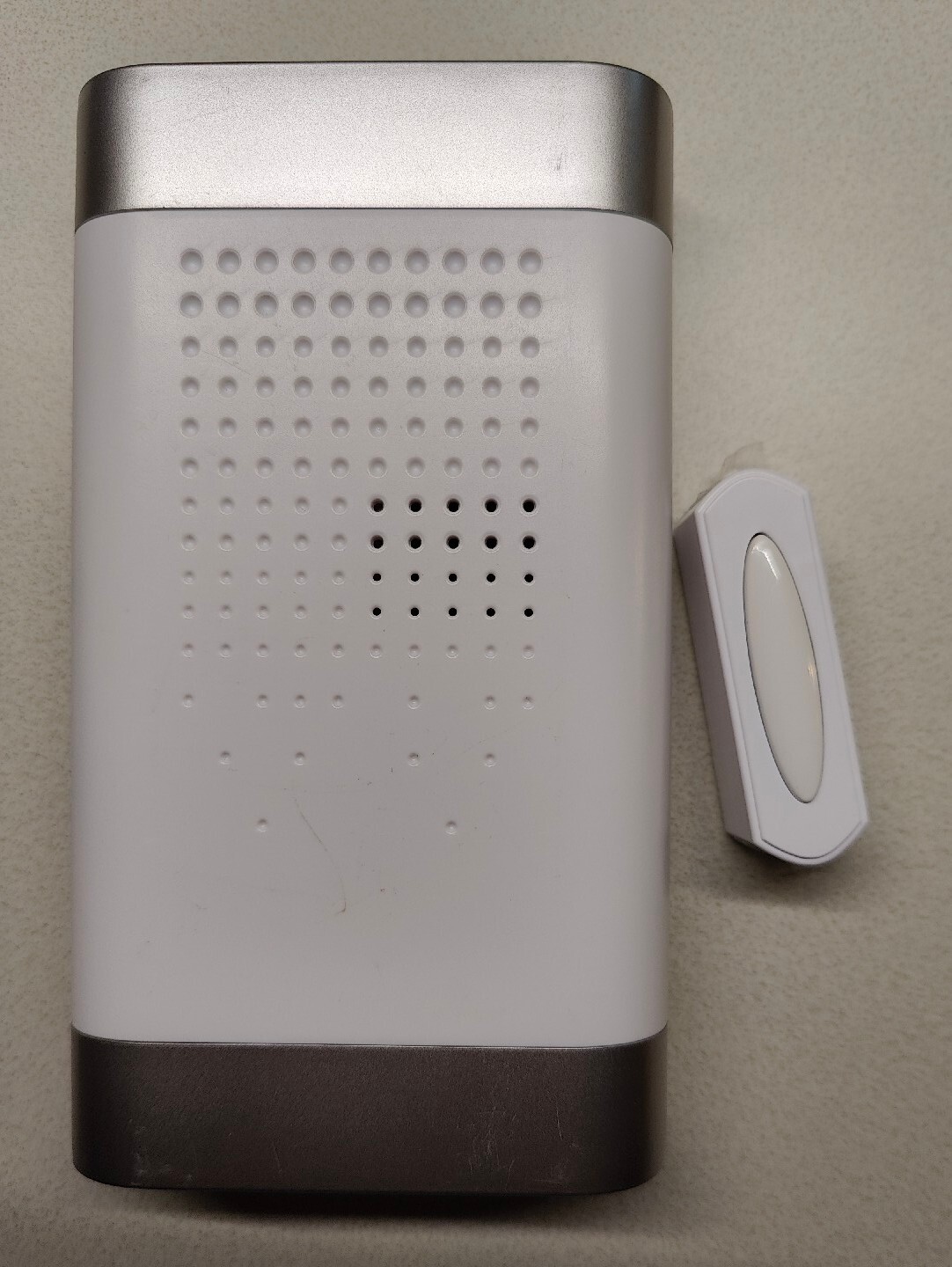 Hampton Bay Wireless Doorbell Brushed Nickel Trim 6 Tunes 1006013621
