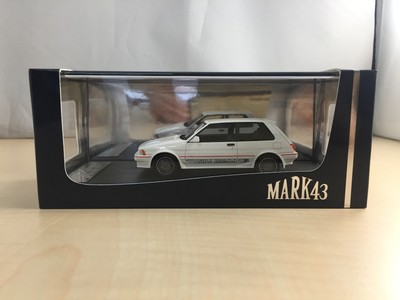 Mark43 1 43 Toyota Corolla Fx Gt Ae Genuine Option Wheel Mounted Car White Ebay