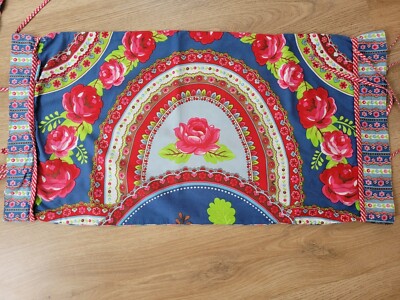 1 Stk. Pip Studio Bezug Für Dekokissen 60x30 Cm Blau Rot Blumen