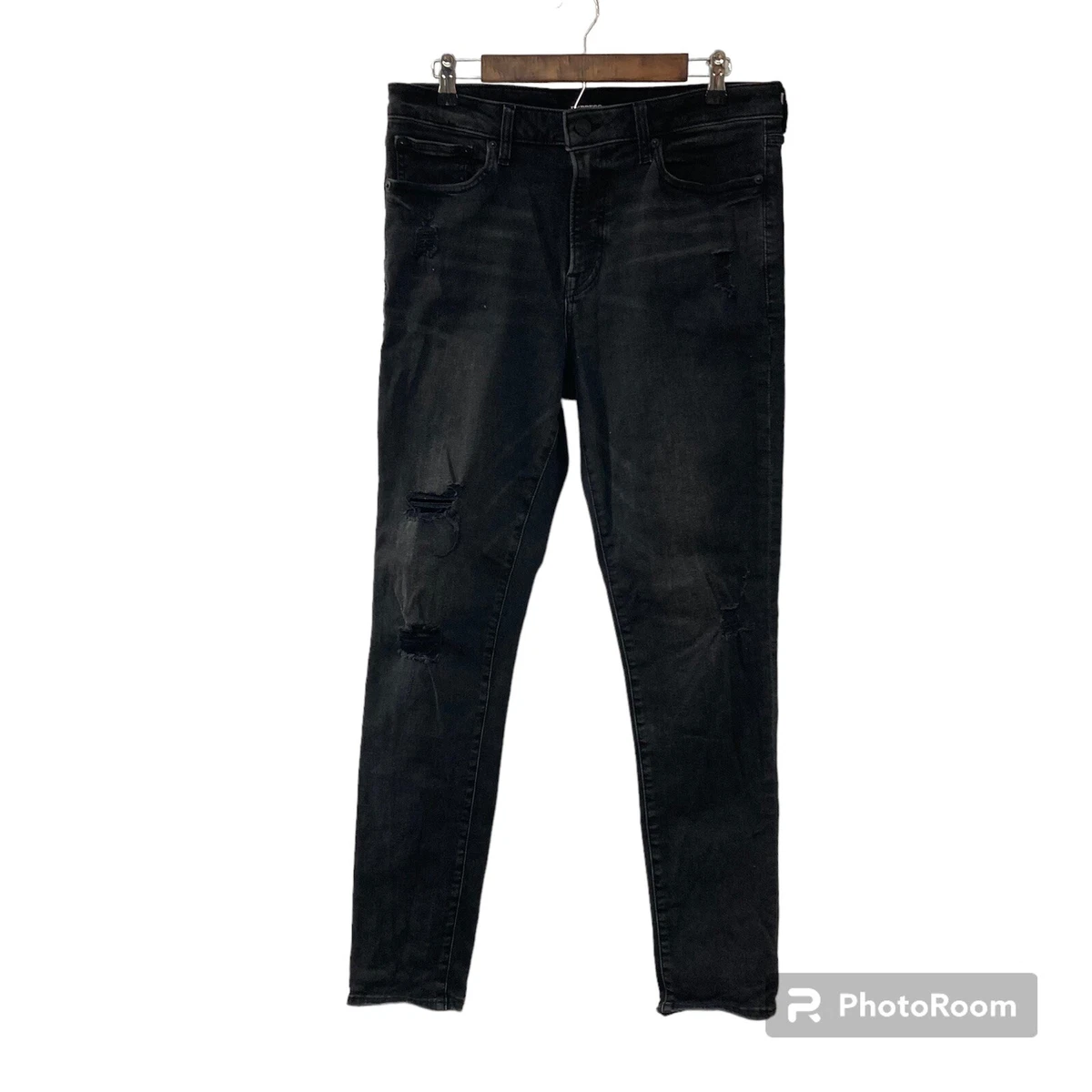 Dark wash best sale distressed skinny jeans