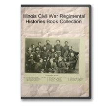 Illinois Civil War Regiment Infantry Union  History Genealogy 44 Book Set - C527