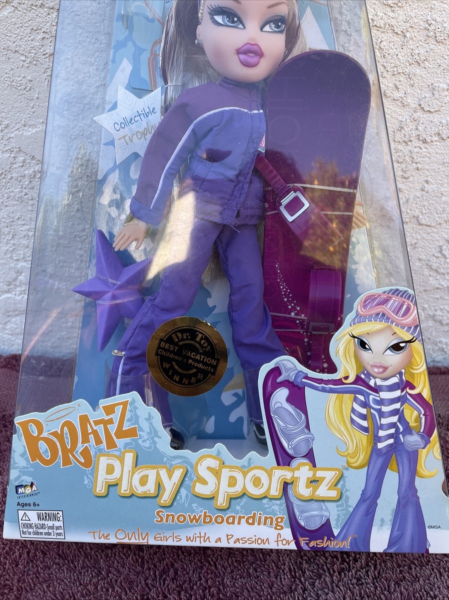 Bratz Doll Play Sportz Snowboarding Lilee w/ Snowboard MGA *New