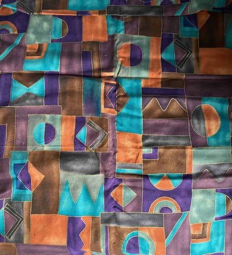VTG Mondrian Alexander Henry Collection Fabrics 1996 1.47 Yards Art OOP Abstract - Picture 2 of 8
