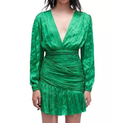 NEW Maje Runnylona Satin Mini Dress Size 34 (US XS) | eBay NEW Maje Runnylona Satin Mini Dress Size 34 (US XS) | eBay