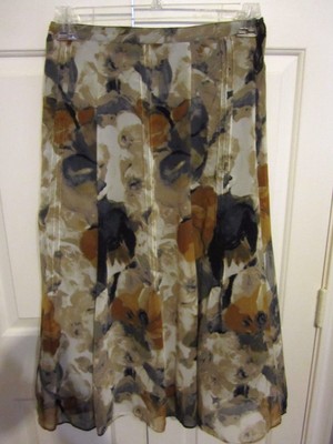 Cheap Price East Fifth Womens size 6 floral skirt lined a line flared Cheap Price East Fifth Womens size 6 floral skirt lined a line flared
