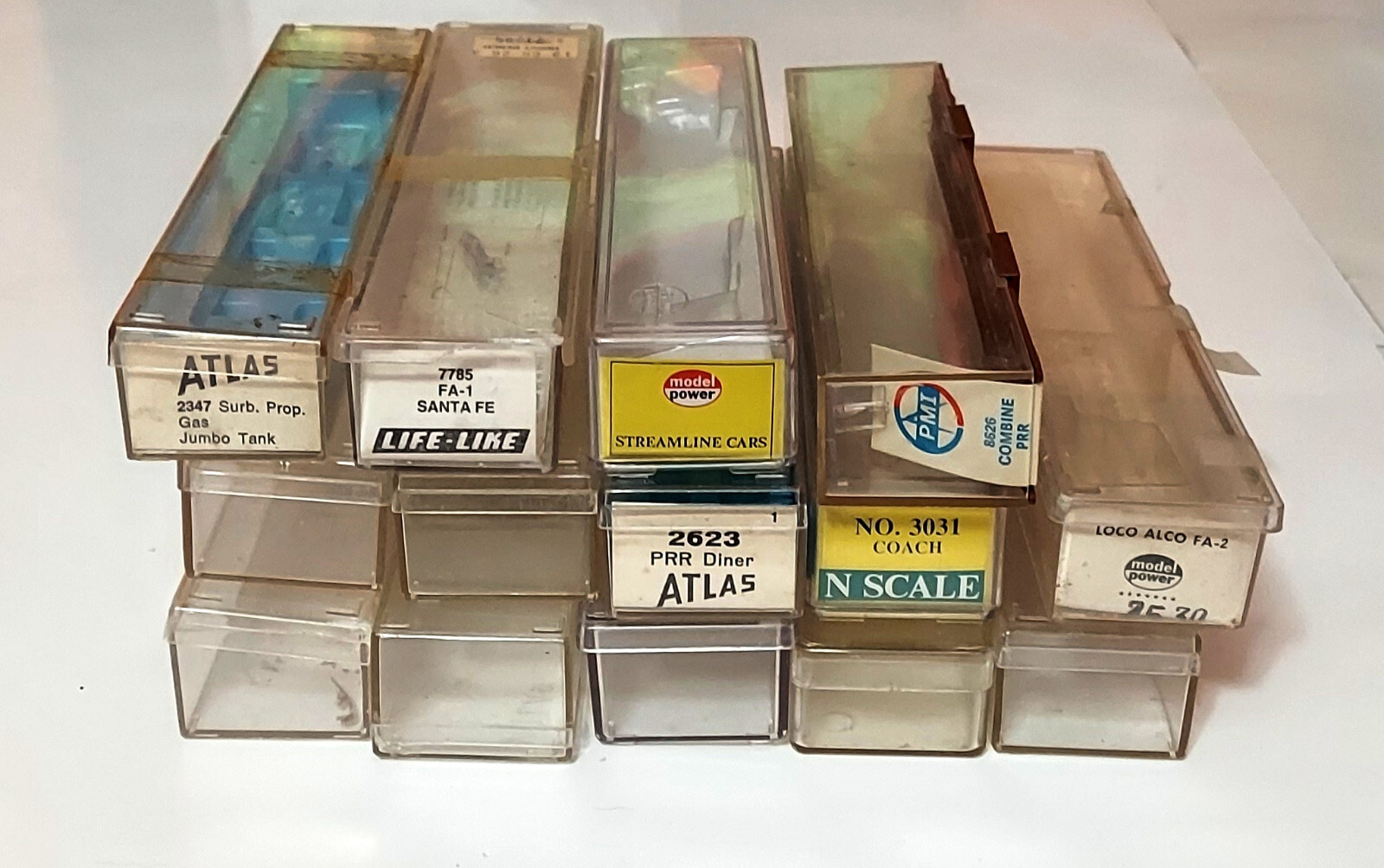 Lot of 14 N Scale Empty Jewel Cases Specialty Lot 2 eBay