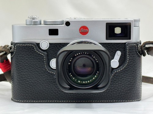 Black Metal Lens Hood with Cover for Leica E39 Summicron 50mm F2 35mm Lens Hood - Picture 4 of 8