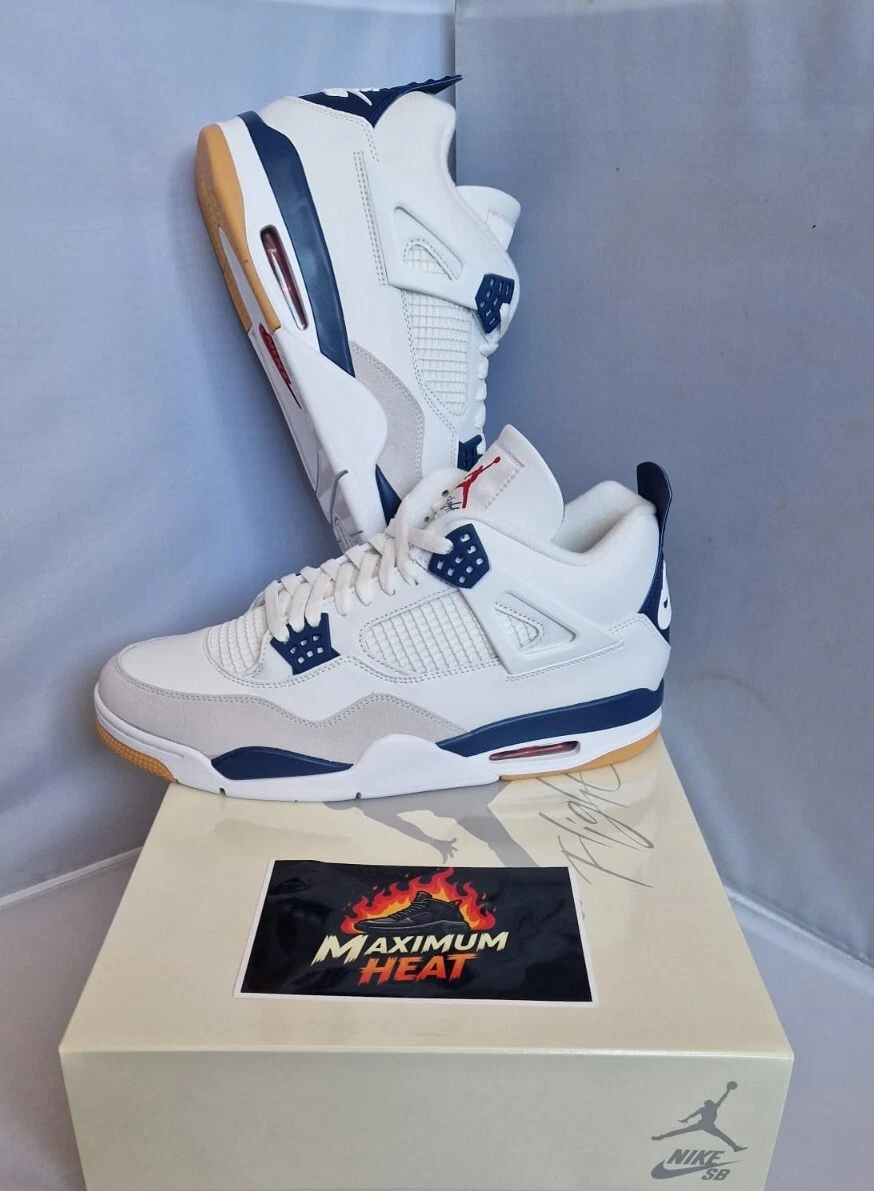 Nike SB x Air Jordan 4 Navy UK 12 ✅ Venditore di fiducia Nuove pronte per la spedizione